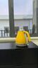 德龙（Delonghi）电热水壶 复古家用304不锈钢烧水电水壶 自动断电1.7L大容量 KBO2001.CY 波西塔诺黄 礼物 实拍图