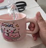可爱fufu生日蛋糕马克杯带盖勺陶瓷杯送女生高颜值有意义生日礼物 小猪生日蛋糕杯+勺1个350ml 实拍图