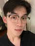 蔡司（ZEISS）镜片近视眼镜男款可配度数防蓝光辐射超轻纯钛半框变色散光眼镜框 【高端钛材】中框-黑银 配LASHION平光防蓝光镜片 实拍图