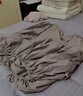 无印良品A类全棉床笠 纯棉床笠单件床垫保护罩全包防尘套 浅灰1.8米 实拍图