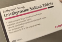 【原研药】优甲乐左甲状腺素钠片 50μg*100片/盒 3盒装 实拍图