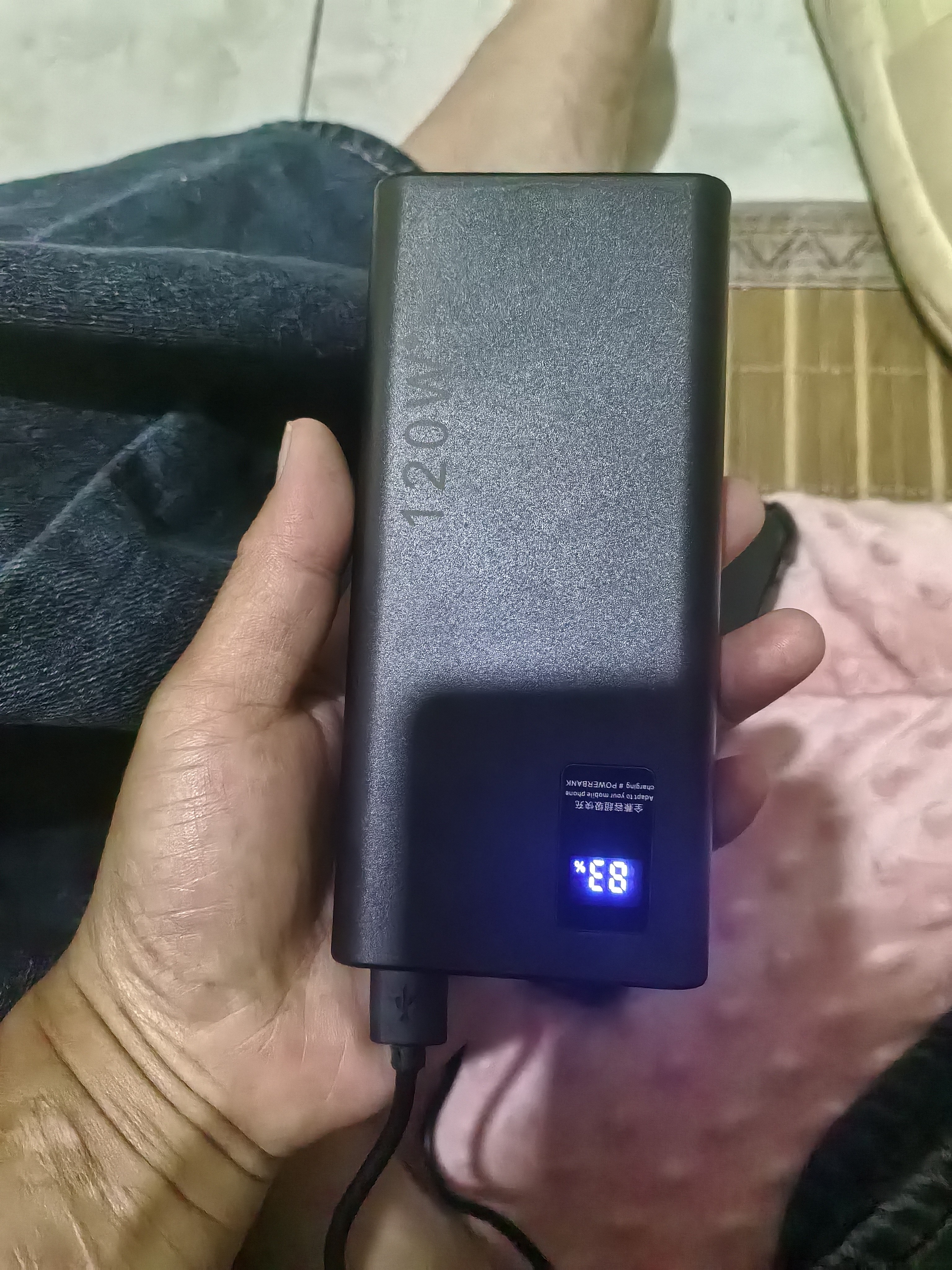 KEXUNTENG【国家3C认证可上飞机高铁】电源超级快充3c充电宝移动电源超大容量适用于小米华为苹果20000毫安 神秘黑|超级快充|提速999% 国标【3C认证】20000毫安可上飞机高铁 实拍图
