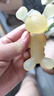 beedoll蓓兜3.0婴儿磨牙棒小兔安抚牙胶口欲期咬胶4月+玩具硅胶 青柠黄 实拍图