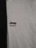 JEEP SPIRIT吉普短袖T恤男纯棉夏季青年男士体恤衫纯色半袖圆领宽松休闲上衣 黑色+白色 XL 120斤-135斤 实拍图