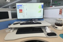Brateck北弧升降桌电脑桌 站立办公工作升降台子 站立式电脑升降支架D450 实拍图