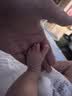 贝瑞加（Babyprints）婴儿半背衣2件装长袖纯棉宝宝上衣护肚和尚服家居内衣 白熊绿点52 实拍图
