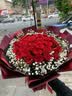 幽客玉品鲜花速递红玫瑰花束表白送女友老婆生日礼物全国同城配送 33朵红玫瑰花束—女王款 实拍图