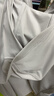 优衣库AIRism高弹力防紫外线拉链连帽开衫女装实测UPF100+483281 00 白色 S 实拍图