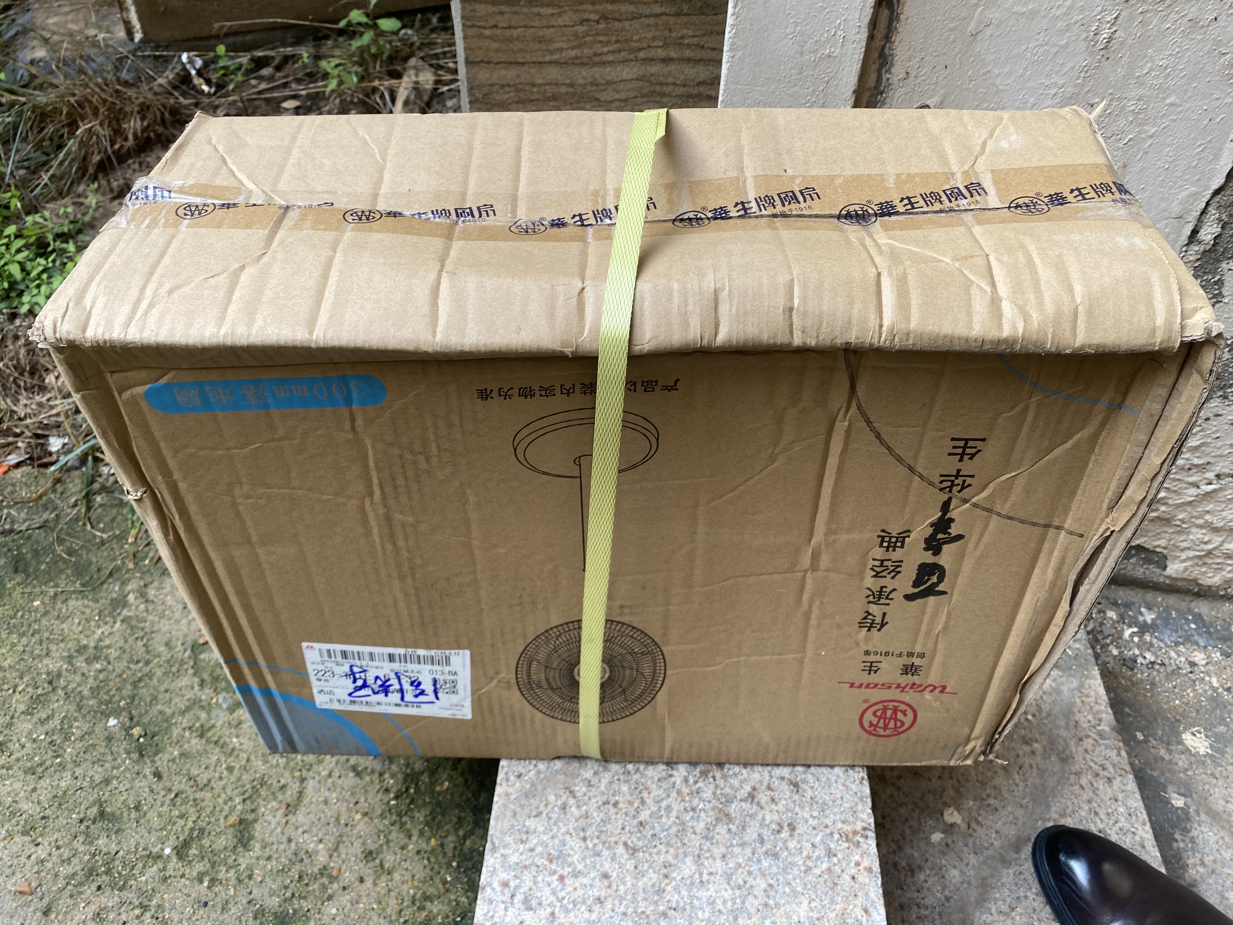 华生（Wahson）电风扇/落地扇/金属铝叶风扇/低噪大风量宿舍办公扇商务家用省电立式电扇FS-D1203 实拍图