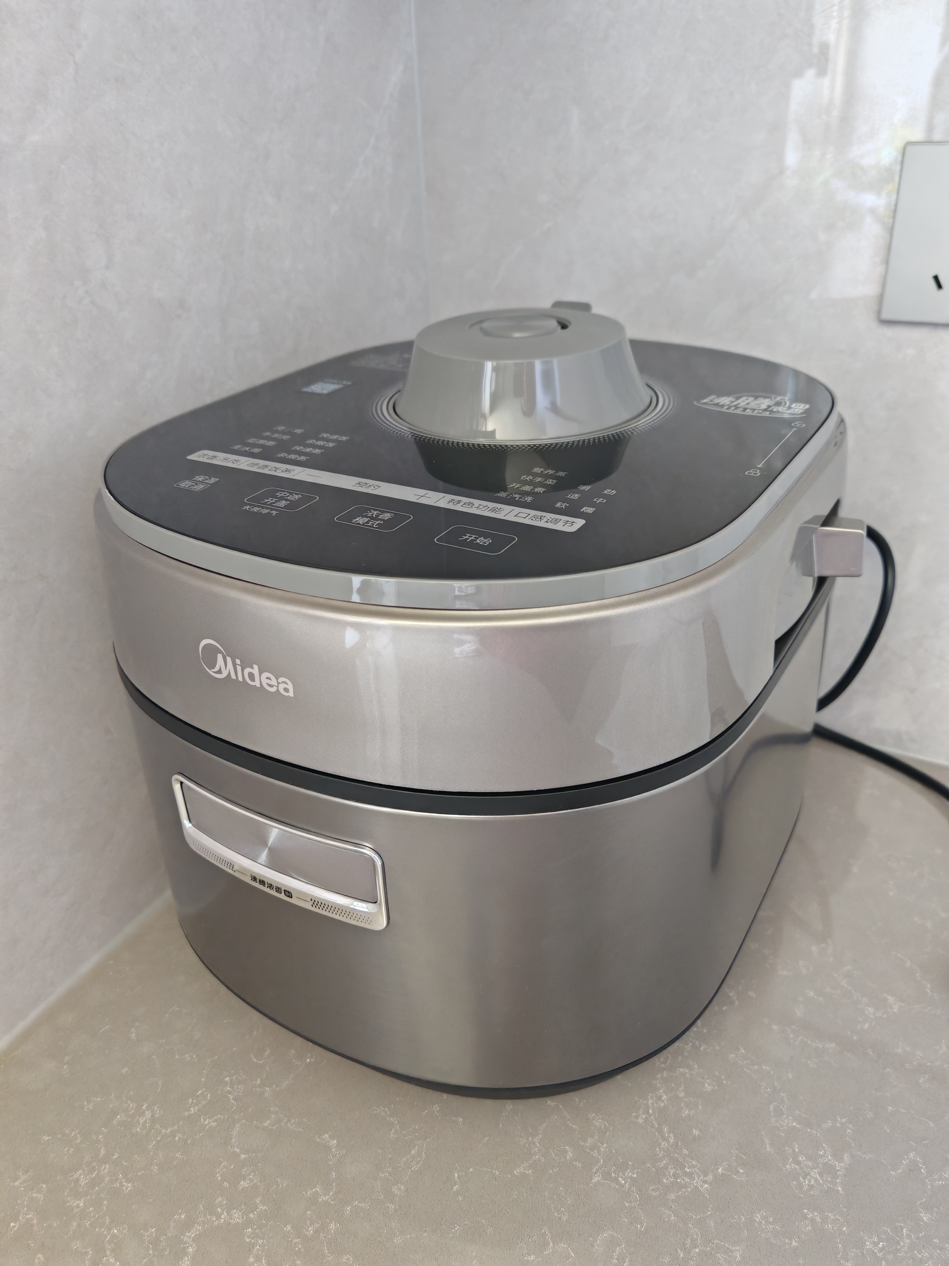 美的（Midea）IH大鸭梨112kPa电压力锅5L有钛珐琅0涂层高压饭锅多功能一体2026新款饭煲家用4-6人智能预约MY-S7 实拍图