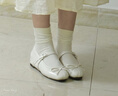 尚芭芙法式内增高芭蕾玛丽珍女鞋2026年新款夏季配裙子单鞋巨好看小皮鞋 米白色【增高5cm】 35 (225mm) 尺码偏大 建议拍小一码 实拍图