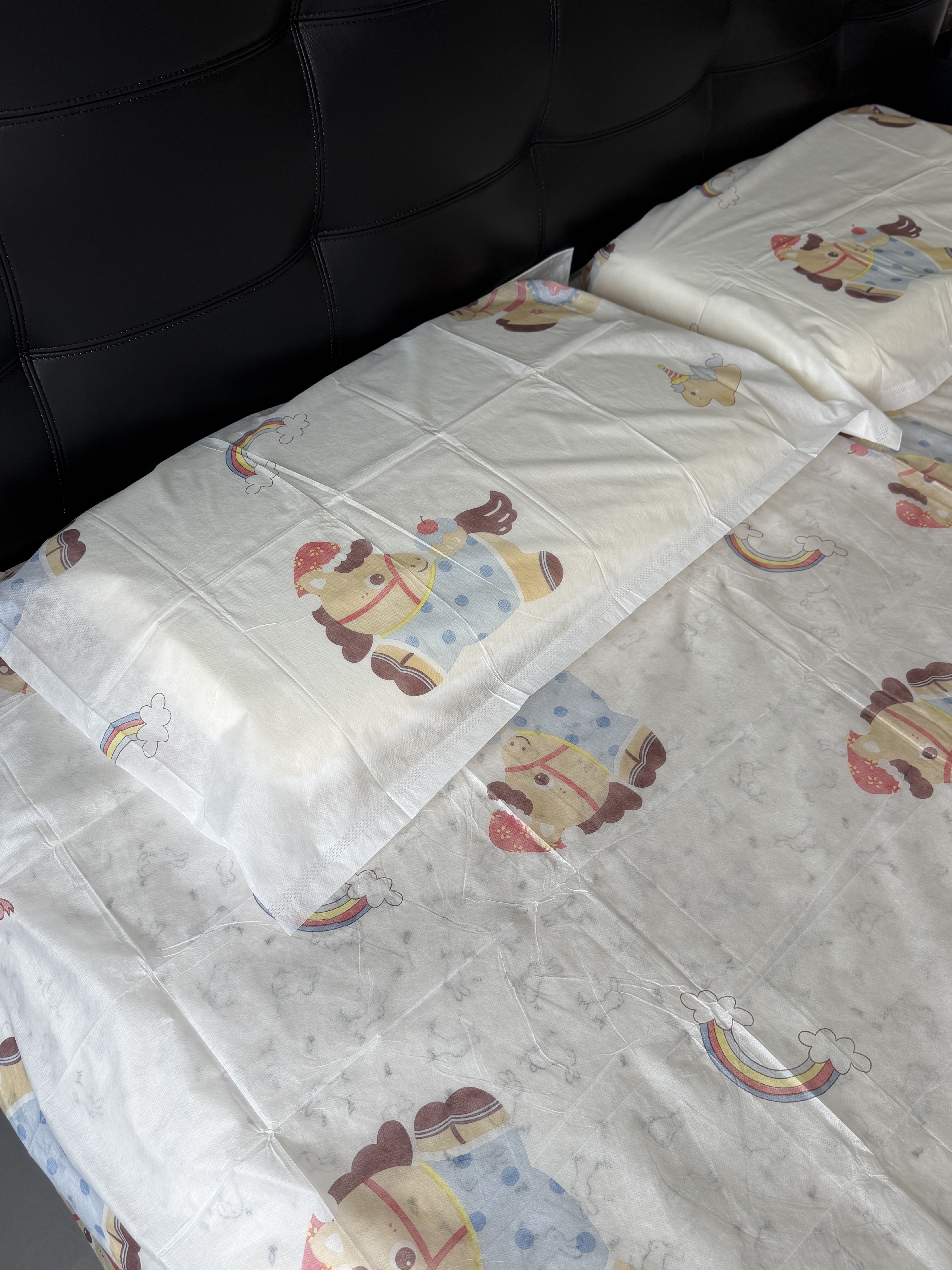 无印良品一次性床品四件套被罩枕套床上旅行住酒店加厚隔脏出差卧铺 实拍图