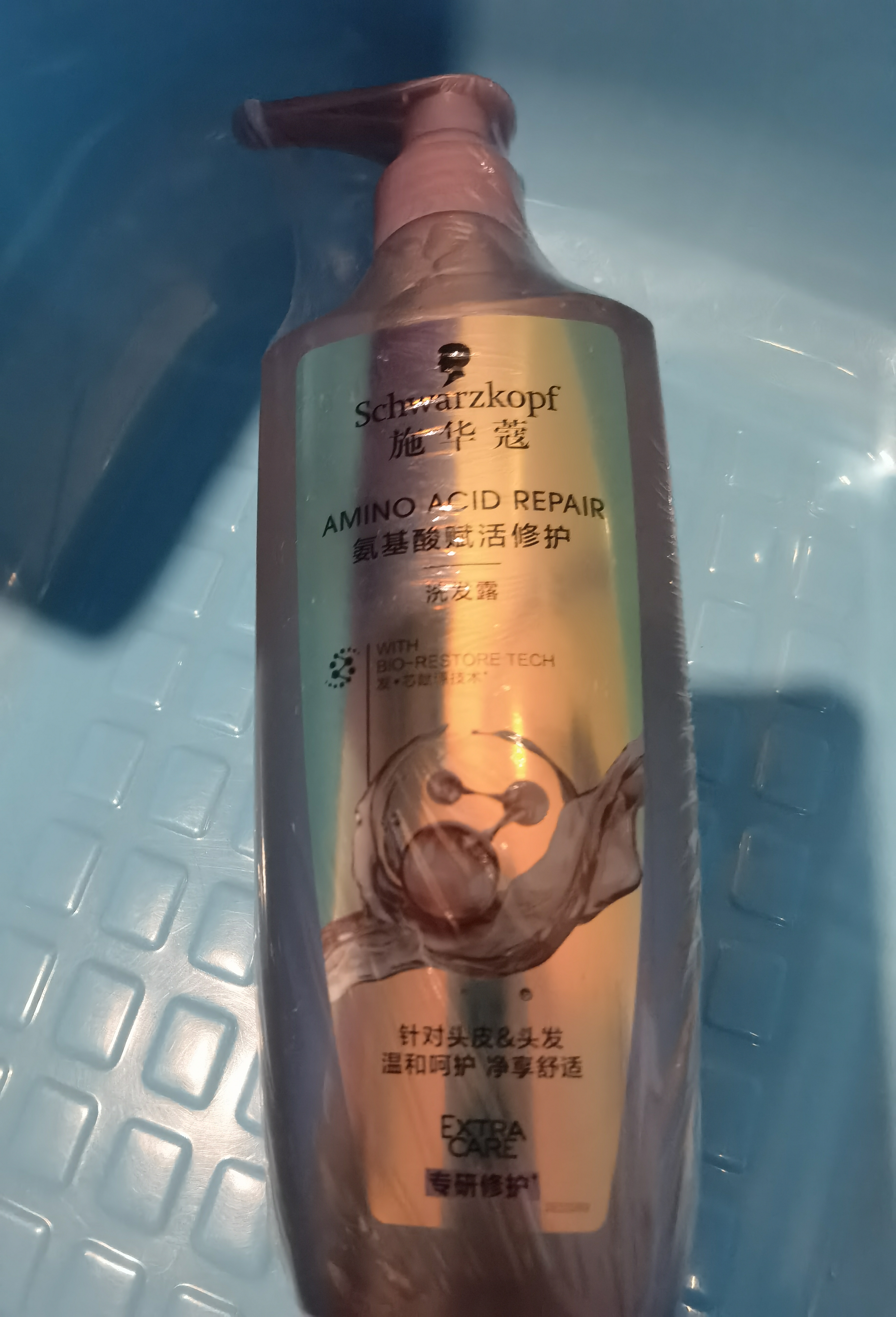 施华蔻（Schwarzkopf）氨基酸赋活修护洗发露400ml 无硅油洗发水 改善毛躁（新老包装） 实拍图