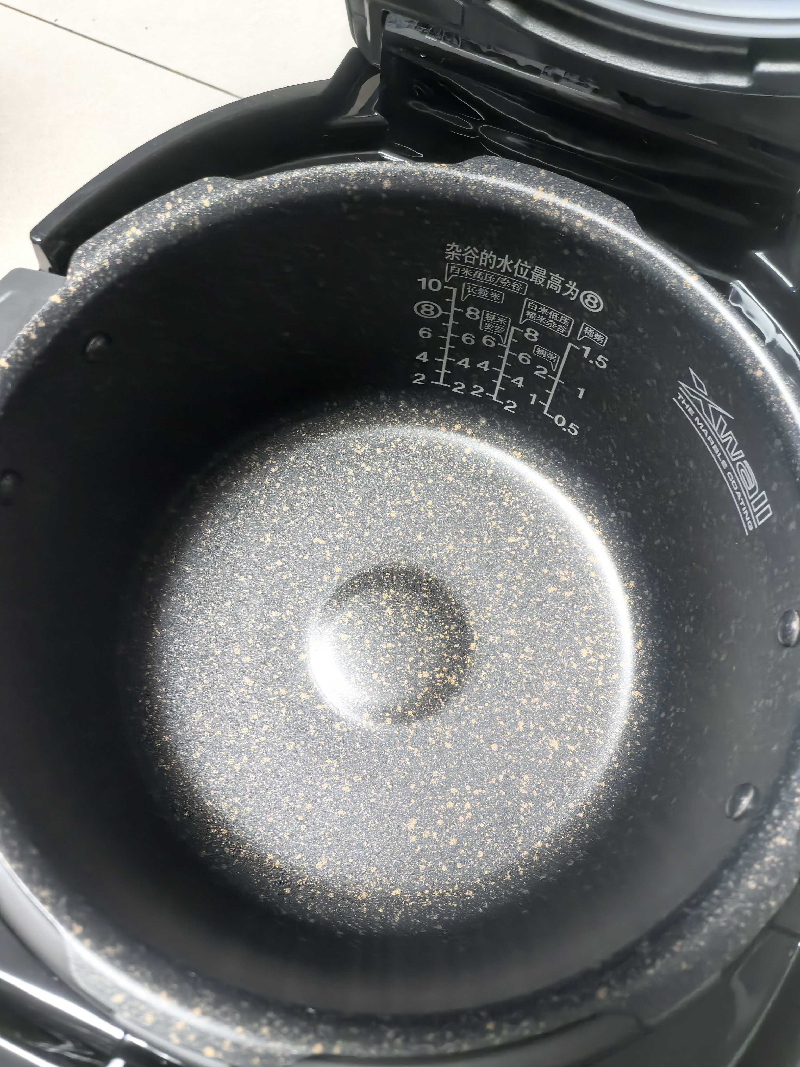 福库（CUCKOO）【经典款】电饭煲韩国原装进口3L/5L家用真高压麦饭石型内胆三维立体加热多功能电饭锅PK0690FR CRP-Q1050FS黑色（2-10人） 5L 实拍图
