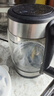 美的（Midea）电水壶热水壶家用高硼硅玻璃1.7L大容量1800W透明暖水壶自动断电泡茶MK-SHJ1722 实拍图