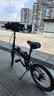 大行（DAHON）折叠自行车20英寸8级变速经典P8单车KBC083 黑色经典版-京仓 实拍图