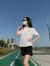 李宁（LI-NING）李宁速干运动服套装丨女装夏季新款透气羽毛球中考体育俩件套 实拍图