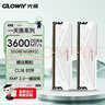 光威（Gloway）32GB(16GBx2)  DDR4 3600 台式机内存条 天策 马甲条 精选颗粒 CL18 皓月白 AI电脑配件升级 实拍图