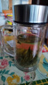 天喜（TIANXI）玻璃杯加厚泡茶杯水杯大容量送礼茶水分离杯本色380ml父亲节礼物 实拍图