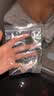 网诺自封袋透明加厚密封袋食品级PE封口袋分装样品大号塑料留样袋防水包装袋子 白边5号特厚100只【10*15】12丝 实拍图