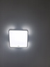 惠普精工卧室吸顶灯led现代简约餐厅书房灯具方40*40cm遥控三色 实拍图