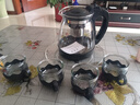【京东物流】茶壶套装整套茶具大容量玻璃茶杯带滤网耐高温泡茶具 2000ML一壶+四杯套装【无茶盘】 实拍图