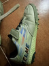 卡尔美（KELME）儿童足球鞋TF碎钉魔术贴免系带防滑耐磨球鞋 金属银黑  35  实拍图