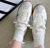 adidas「T头鞋」VL COURT 2.0复古休闲板鞋德训鞋阿迪达斯轻运动   汉玉白/蓝色/金色 (推荐女生买小半码)   39 实拍图