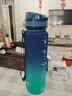 京东京造运动水杯  tritan水杯运动水壶大容量外出方便携带 青蓝渐变1L 实拍图