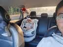 Heekin引领者儿童安全座椅汽车车载用0-12岁新生婴儿宝宝175°可坐可躺 青提绿-基础版（单手旋转+不窝脖设计+175°大躺角） 实拍图