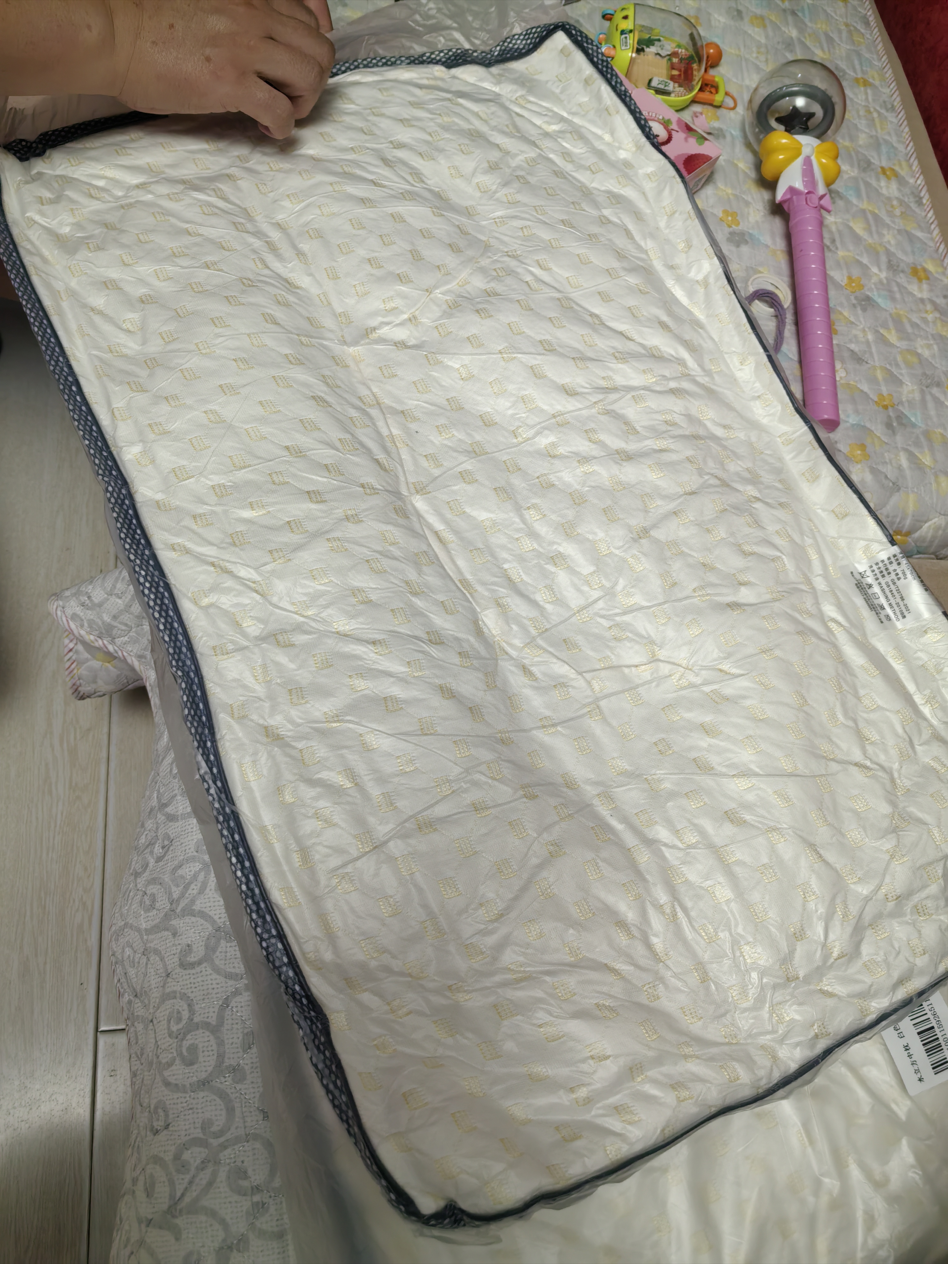 洁丽雅（Grace）枕头定型枕 7A抗菌星级酒店家用枕芯 水立方枕头成人一对45×70cm 实拍图