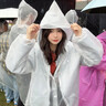 博沃尼克一次性雨衣雨披成人半透明便携雨衣户外骑行登山徒步雨衣5件装 实拍图