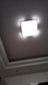 惠普精工卧室吸顶灯led现代简约餐厅书房灯具方40*40cm遥控三色 实拍图