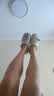 卡骆驰（CROCS）新款厚底云朵洞洞鞋送女友礼物206750 骨白色 41 -42 实拍图