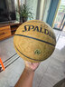 斯伯丁（SPALDING）篮球飞行员06十字型防尘吸湿皮料室内外通用7号成人青少年77-739Y 实拍图
