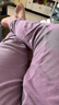 宜而爽【一等品100%纯棉】女士秋裤全棉保暖裤大码打底秋冬季棉毛裤女 实拍图