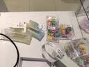 精臣D110蓝牙便携式智能标签打印机小型打价格标签机不干胶家用便签文件夹手账姓名贴幼儿园名字贴开学 【高性价比】D110春绿（送1卷白色标签） 实拍图