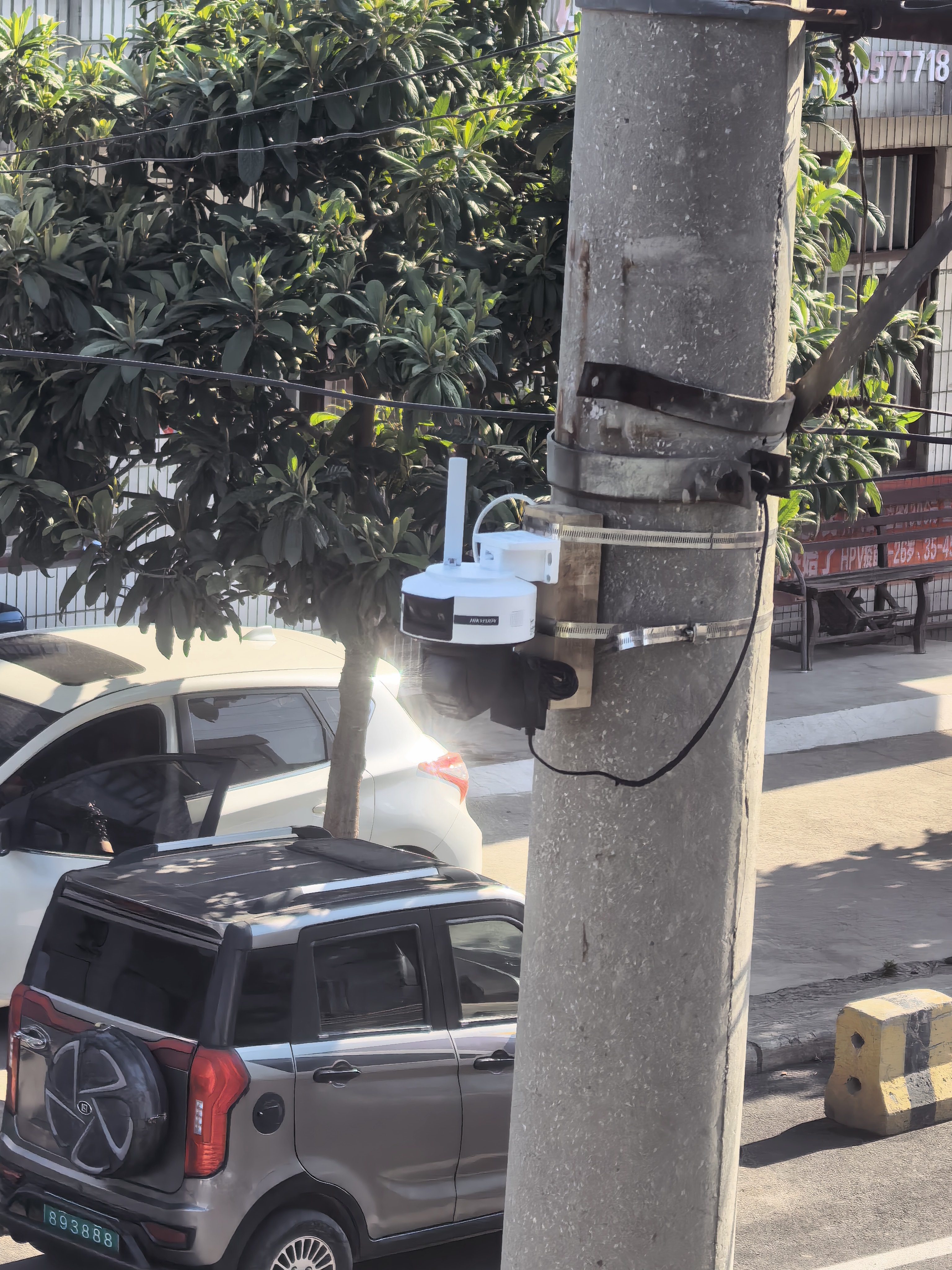 海康威视（HIKVISION）4g监控摄像头室外终身免流量1000万双摄360度无死角带夜视全景高清监控器 农村户外防水Q6P 实拍图