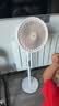 美的（Midea）【变频轻音】空气循环扇家用语音遥控电风扇 一级能效静音落地扇 卧室桌面大风力小风扇 GDJ24SHG 实拍图