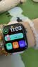 Apple/苹果WatchS11智能手表GPS款42毫米深空灰色铝金属表壳黑色运动型表带M/L-联通补贴 实拍图