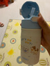 膳魔师（THERMOS）儿童保温杯学生吸管水杯萌宠系列保冷水壶316L不锈钢350ml  蓝 实拍图