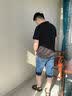 HLA海澜之家牛仔短裤男26山不在高系列猫须短裤夏季男 实拍图
