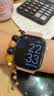 Apple/苹果 Watch S11 智能手表GPS款46毫米银色铝金属表壳雾紫色运动型表带S/M MEVW4CH/B 实拍图