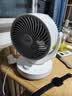 艾美特（AIRMATE）【热销爆款】】空气循环扇桌面电风扇台式家用办公室宿舍床上直流节能享轻音插电充户外露营风扇 【标配旋钮款】简约白 实拍图