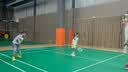 尤尼克斯（YONEX）羽毛球鞋减震防滑舒适亲子款青少年SHB220JRCR白粉35 实拍图