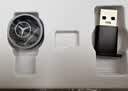GETEA适用奔驰u盘c260l行车记录仪u盘Type-C高速GLC300l迈巴赫s400c级gls车E级e300l车载迷你可发光优盘 128GB【RGB氛围灯效 | 高清循环录制】 实拍图