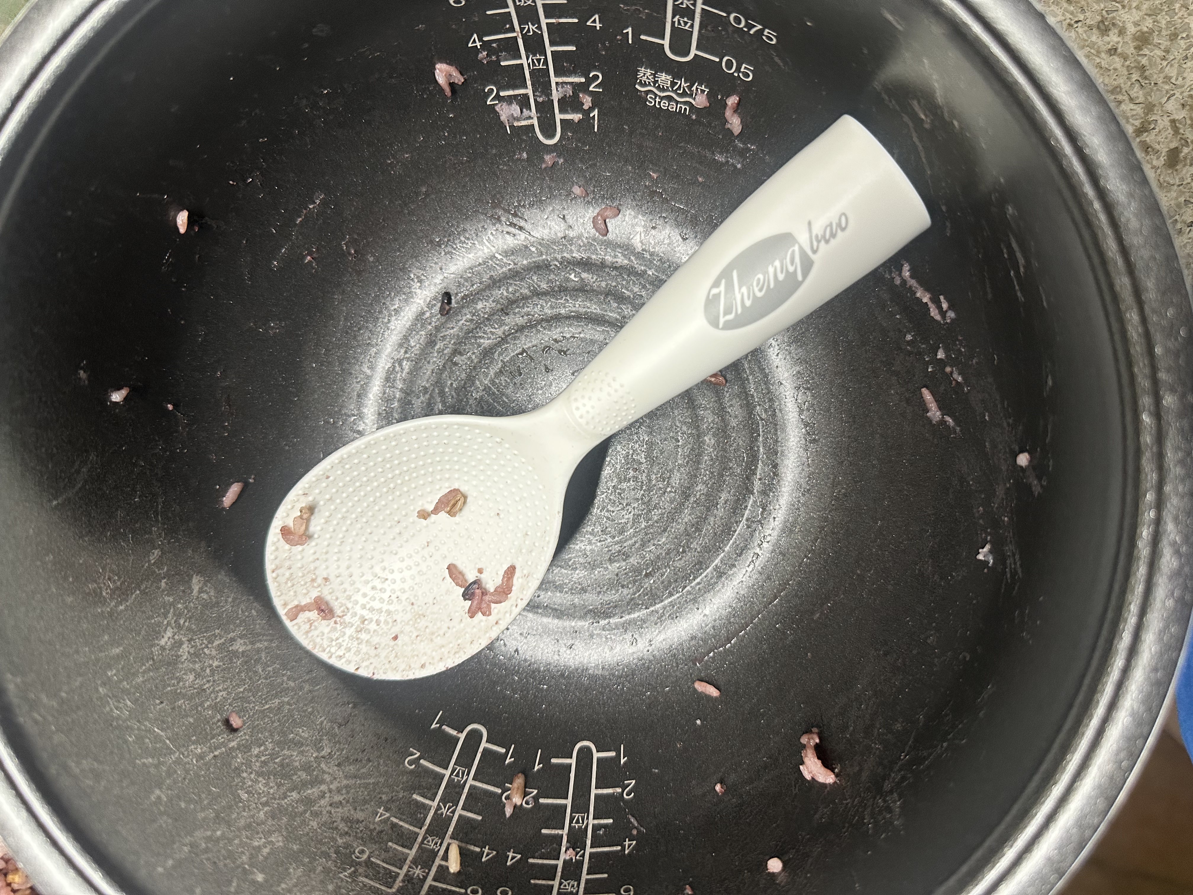 东芝（TOSHIBA）316L含钛0涂层电饭煲低糖轻食微微压IH立体变频上盖加热家用多功能蒸煮电饭锅 智能预约 双内胆丨316L0涂层 4L RC-15HNC(W) 实拍图