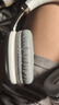 联想投资品牌异能者头戴主动智能降噪蓝牙耳机重低音低延时游戏音乐网课骑行 适用拯救者小新礼品 银色 实拍图