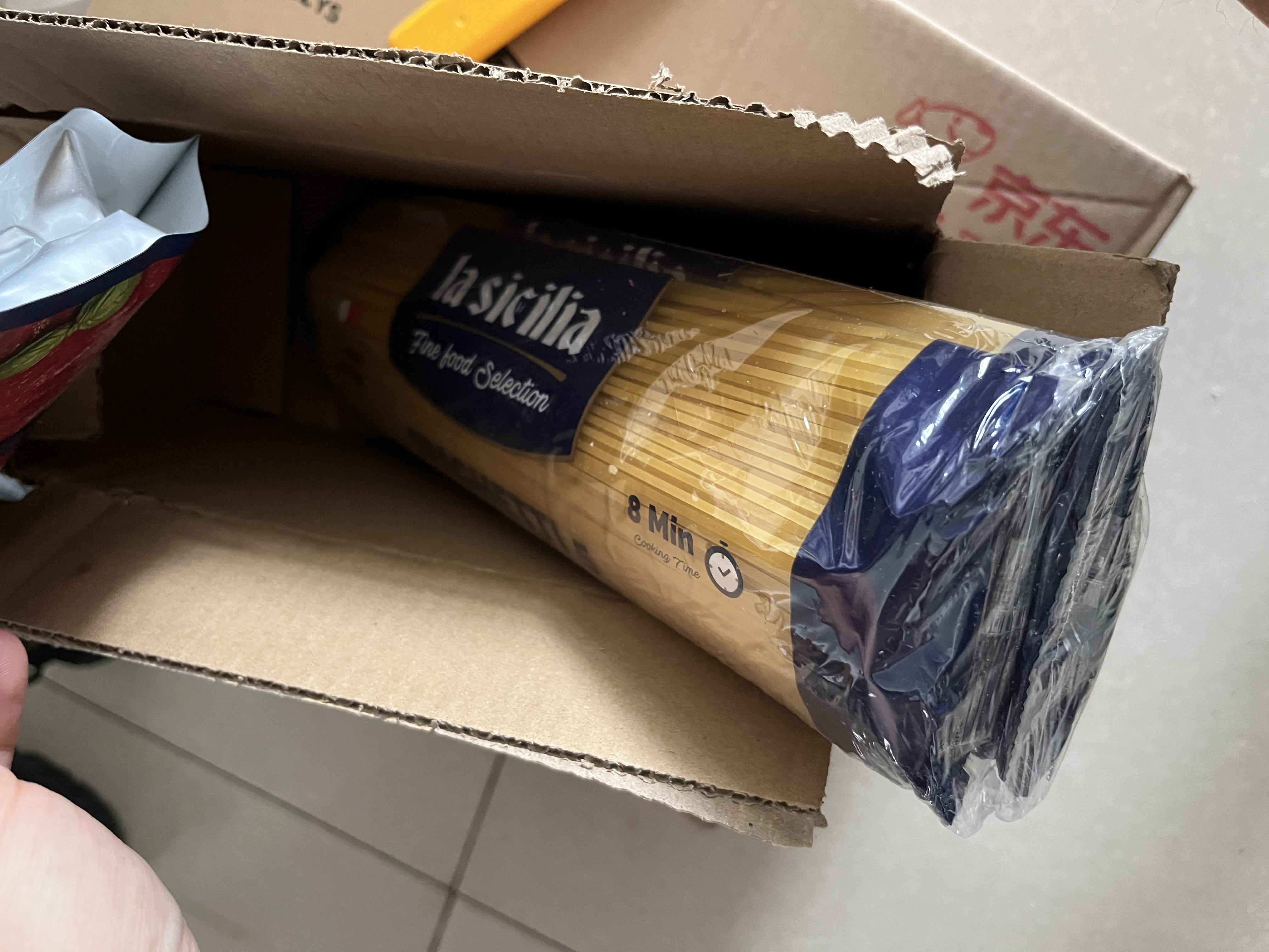 lasicilia意大利进口5#直条形意大利面500g*2袋通心粉儿童早餐主食面条快餐 实拍图