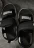 彪马（PUMA）透气魔术贴沙滩运动凉鞋男女款夏季休闲拖鞋SANDAL395429 黑色-白-07 38 实拍图